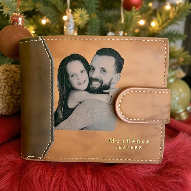 Örök emlék pénztárca barna színben átkapcsolóval